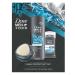 Dove Men+Care Gift Set Clean Comfort Body + Face Wash Clean Comfort Aluminum-Free Deodorant & Dual-Sided Shower Tool (3 Piece Set)