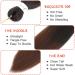 14 Inch Pre Stretched Braiding Hair 8 Packs Yaki Texture Professional Crochet Hair - Itch Free, Hot Water Setting, Short Synthetic - 1B/30 Color - Buy Online on GoSupps.com