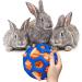 Hanging Hay Feeder Ball for Rabbits & Guinea Pigs - Pet Food Dispenser & Toy - Blue - Buy Online on GoSupps.com