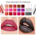 DE'LANCI 18-Color Lipstick Palette | Soft Moisturizing Long Lasting Matte Lipstick Set with Brush & Mirror | Smudge Proof Metallic & Glitter Lip Makeup - Buy Online on GoSupps.com