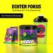 Holy Energy Gaming Booster 'Apple Alligator' - Vegan Focus Drink with Newcaff & Green Tea Extract | 50 Portions | Natural Apple Flavor - Buy Online on GoSupps.com