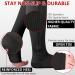 Ailaka 3 Pairs Compression Socks with Zipper | 15-20 mmHg Knee High Socks for Varicose Veins & Edema | Open Toe Recovery Socks for Men & Women | 2X-Large Black Beige Copper - Buy Online on GoSupps.com