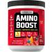 Fitness Labs Amino Boost Fermented BCAA Powder Drink - 7g BCAAs 3g Citrulline Malate 3g L-Glutamine Plus Electrolytes - Build Muscle Endurance Hydration Recovery* (30 Servings Fruit Punch)