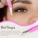 Lash Extension Tweezer Eyelash Tweezers for Extensions Precision Lashing Tweezers 3PC Set L-Shaped Boot Volume Dolphin Isolation (3Pc Pink Lash Tweezers Set) - Buy Online on GoSupps.com