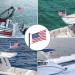 GOLOHO Marine Boat Flag Set with 4 Clips, 12x18 inch American Flag for Boat - U.S. 50 Stars, Embroidered - Buy Online on GoSupps.com