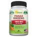 aSquared Nutrition Natural Korean Panax Ginseng (1000mg Max Strength)-90 Capsules Root Extract Complex (Red & White) High Dosage Ginsenosides in Seeds Asian Powder Supplement Tablet Pills for Energy