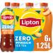 LIPTON ICE TEA Zero Peach Sugar-free iced tea with peach flavor DISPOSABLE (6 x 1.25 l) New version New version