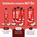 BRAINEFFECT MCT Oil C8 Bundle - 2 x 1000ml | Premium Coconut Oil for Energy & Focus | International Shipping - Buy Online on GoSupps.com