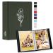 Lanpn Photo Album 10x15 50 2 Packs Small Mini Linen Insert Album for Portrait Format Photos Pictures Green 50 Photos/2PK Green