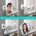 Fogless Shower Mirror with 360 Rotation Suction Cup | Fog-Free Bathroom Makeup/Shave Mirror with Holder | Adjustable Arm, Shatterproof & Rust-Resistant - Buy Online on GoSupps.com