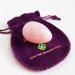 Rose Quartz Yoni Egg for Women | Drilled Medium Size | Certified Pink Love Stone | Strengthen Pelvic Floor & Control Urinary Incontinence - Buy Online on GoSupps.com
