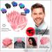2 Pack Scalp Massager Shampoo Brush for Hair Growth, Dandruff Removal & Scalp Care - Soft Silicone Exfoliator for All Hair Types - Pink - Buy Online on GoSupps.com