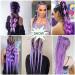 Light Purple Lavender Pre Stretched Braiding Hair 30 Inch - 3 Packs Yaki Texture Box Braid Extensions | Easy to Use Pre Feathered Braids for Summer - Buy Online on GoSupps.com