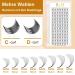 Premium 12D CC Eyelash Extensions - 3D 4D 6D 10D - 0.05/0.07/0.10 Volume Lashes - C/D Curl - International Shipping Available - Buy Online on GoSupps.com