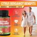 Organic Cadane Citrus Bergamot Supplement Extract Capsules 90 Caps 3 Months Supply & Berberine Olive Guggul Garlic Pine Bark Black Pepper - Buy Online on GoSupps.com