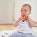 Matchstick Monkey Antimicrobial Silicone Teether & Gel Applicator - Orange Monkey BPA Free | Easy-to-Grip Design | 3 Months - Buy Online on GoSupps.com