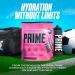 PRIME HYDRATION + Sticks Fraise Past que | B tonnets de poudre d'hydratation portion unique | Poudre d' lectrolyte en d placement | Faible teneur en sucre | Sans caf ine | V g talien | 16 b tonnets Past que fraise 5.76 Ounce (Pack of 16) - Buy Online on GoSupps.com
