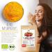 Buy EWL 1kg Organic Rosehip Powder | Whole Ground Hageboten | Raw Food Quality | International Shipping Available - Buy Online on GoSupps.com