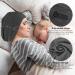 Silk Bonnet Sleep Cap with Satin Lining for Medium Curly Hair - Grey - Buy Online on GoSupps.com