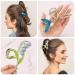 Noverlife 6PCS Metal Flower Hair Claw Clips - Non-Slip Floral Barrettes with Various Designs - Strong Hold for Thick & Thin Hair - Buy Online on GoSupps.com