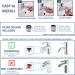 SoWash Trio Water Flosser | Non-Electric Dental Irrigator | Connects to Faucet | Vortice Tips Included | Italian Quality | International Shipping - Buy Online on GoSupps.com