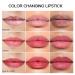 Color Change Flower Lip Balm pH for Pink Shade | Long-Lasting Moisturizing Vegan Lipstick (Red/Pink/Yellow) - Buy Online on GoSupps.com