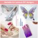 Omsscun 3 Pcs Rhinestone Picker Tool Dual-Ended Rhinestone Pen Rhinestone Applicator Gem Pick up Tool with Wax and Stainless Steel Heads for DIY Nail Art Diamond Painting (White + Pink + Blue) - Buy Online on GoSupps.com