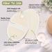 Zittop 2 Pack Natural Luffa and Terry Cloth Exfoliating Loofah Sponge Pads - Body Scrubber for Spa Bathing and Shower - Buy Online on GoSupps.com
