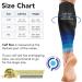 aZengear Calf Compression Sleeves for Men & Women - Shin Splint Support Brace - Compression Calf Guards for Torn Muscles - Leg Sleeves for Cramps (S-M Black w/Blue) - Buy Online on GoSupps.com