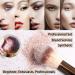 ZOREYA 15-Piece Professional Makeup Brush Set - Synthetic Brushes for Foundation, Concealer, Eyeshadow, and Blush - Champagne Gold - Buy Online on GoSupps.com