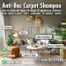 Dirtbusters Antibacterial Carpet Cleaner Shampoo Solution - 5L | Powerful Bacteria-Killing Formula for Pet Stains & Odors | Wool Safe - Buy Online on GoSupps.com