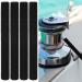 Dock Line Chafe Guards Removable Chafe Secure Guard 14 Inches Length Chafe Guard for Dock Lines Black Line Rope Chafe Guard for Boat