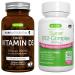 Daily Vitamin D3 + Super B12-Complex Vegetarian Bundle 365 2000iu Vitamin D3 Tablets + High Absorption Sublingual B12 by Igennus