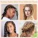 Qinzave Hair Jewelry for Braids & Locs - 294pcs Aluminum Gold Silver Accessories for Dreadlocks | Decorative Charms & Pendants for Hair Braiding - Buy Online on GoSupps.com