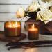 Cedarwood Nutmeg & Lavender Essential Oil Beeswax Candle | Bluecorn Beeswax Botanica | 8 oz Blown Glass Jar - International Shipping Available - Buy Online on GoSupps.com