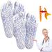 Reflexion massage socks reflexology socks set cotton foot reflex zone sock massage socks pressure point socks for foot reflex zones massage (2 pairs women (35-39)) women (35-39) 2 pairs