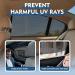 MantenTop Car Sun Shade for Kids - Stretchable 2-Piece UV Protection Baby Visor | Side Window Mesh for Back Seat Safety - Buy Online on GoSupps.com