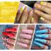 UR SUGAR Summer Gel Nail Polish Set - 21 Pcs Rainbow, Pastel, Glitter Shades with Top Coats - Gift for Women - Buy Online on GoSupps.com