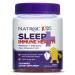 Natrol Kids Sleep Immune Health Aid Gummies with Melatonin Zinc Vitamin C and D - Elderberry - 50 Gummies
