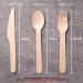 Disposable Biodegradable Wooden Knives and Forks Wooden Spoons Forks Knives Cutlery Western Food Desserts Fruit Forks 10 Packs Individually Packaged Picnic Camping Party - Buy Online on GoSupps.com