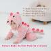 Doladola Baby Boys Girls Hooded Dinosaur Romper | Infant Pajamas 3.5-4.5 Years | Dusty Pink - Buy Online on GoSupps.com