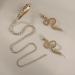 FRDTLUTHW Gold Rhinestone Tassel Hair Jewelry for Braids - Pack of 3 | Snake Hair Pins for Women and Girls - Buy Online on GoSupps.com
