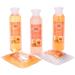 BRUBAKER Cosmetics Bath and Care Set - Peach in Wooden Cabinet | International Shipping Available - Buy Online on GoSupps.com