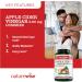 NatureWise Apple Cider Vinegar Gummies - 500mg Vegan ACV with Vitamin B12 for Energy & Gut Health - 60 Count - Apple-Pineapple Flavor - Buy Online on GoSupps.com