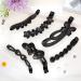 Banana Clip Hair Clincher Set - 8 Piece Non-Slip Hair Comb Claw for Women & Girls - Large, Medium, Small Sizes - Fishtail Hair Grip & Ponytail Holder Accessories - Buy Online on GoSupps.com