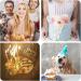 24-Count Gold Long Thin Metallic Birthday Candles for Cake Parties & Weddings - Buy Online on GoSupps.com
