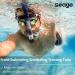 Seago Swim Snorkel for Lap Swimming - Dry Top Front Swimmer Snorkel for Adult Youth - Pool and Open Water Training Equipment - Blue - Buy Online on GoSupps.com