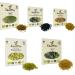SaatPur BIO Keimsprossen Set Sortiment 5 BIO Sorten Asia Mix - Bockshornklee Alfalfa Mungo Senf chinesischer Porree Schnittknoblauch
