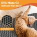 Waterproof Cat Litter Mat Honeycomb Double Layer Trapping Litter Design Foldable EVA Litter Trapping Mat Easy to Clean(55x75cm Grey-UK) 55x75 cm Grey-uk - Buy Online on GoSupps.com