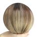 Youngsee 30 cm Real Hair Clip-In Extensions - Balayage Dark Brown Ombre Light Blonde 80g - 7 Pieces - Buy Online on GoSupps.com
